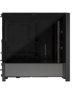 Carcasă CORSAIR 4000D RS ARGB, Mid Tower, E-ATX, RGB, Tempered Glass, Black