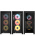 Carcasă CORSAIR 4000D RS ARGB, Mid Tower, E-ATX, RGB, Tempered Glass, Black