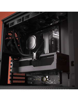 Carcasă CORSAIR 4000D RS ARGB, Mid Tower, E-ATX, RGB, Tempered Glass, Black