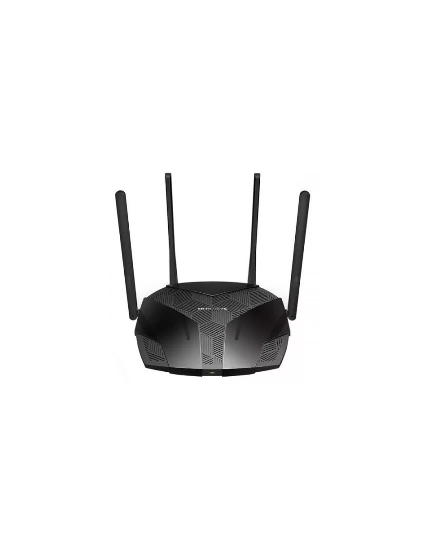 Router Wireless Gigabit MERCUSYS AX1800 MR70X, Wi-Fi 6, 802.11 a/b/g/n/ac/ax, Dual-Band 574 + 1201 Mbps, Negru