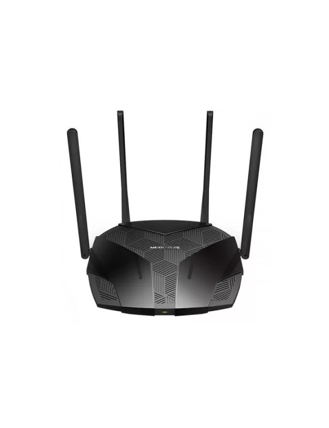 Router Wireless Gigabit MERCUSYS AX1800 MR70X, Wi-Fi 6, 802.11 a/b/g/n/ac/ax, Dual-Band 574 + 1201 Mbps, Negru