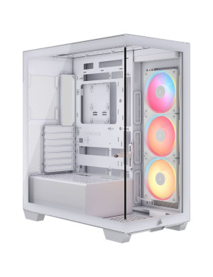 Carcasă CORSAIR iCUE Link 3500X RGB, Mid-Tower, E-ATX, RGB, Tempered Glass, White