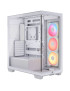 Carcasă CORSAIR iCUE Link 3500X RGB, Mid-Tower, E-ATX, RGB, Tempered Glass, White