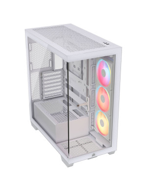 Carcasă CORSAIR iCUE Link 3500X RGB, Mid-Tower, E-ATX, RGB, Tempered Glass, White