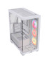 Carcasă CORSAIR iCUE Link 3500X RGB, Mid-Tower, E-ATX, RGB, Tempered Glass, White