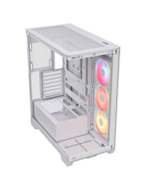 Carcasă CORSAIR iCUE Link 3500X RGB, Mid-Tower, E-ATX, RGB, Tempered Glass, White