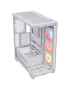 Carcasă CORSAIR iCUE Link 3500X RGB, Mid-Tower, E-ATX, RGB, Tempered Glass, White