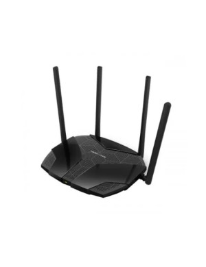 Router Wireless Gigabit MERCUSYS AX1800 MR70X, Wi-Fi 6, 802.11 a/b/g/n/ac/ax, Dual-Band 574 + 1201 Mbps, Negru