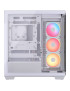 Carcasă CORSAIR iCUE Link 3500X RGB, Mid-Tower, E-ATX, RGB, Tempered Glass, White