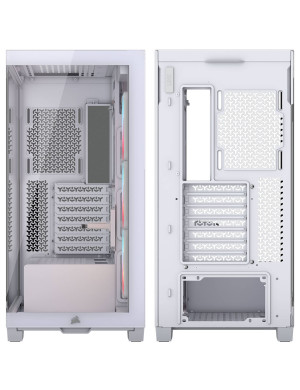 Carcasă CORSAIR iCUE Link 3500X RGB, Mid-Tower, E-ATX, RGB, Tempered Glass, White
