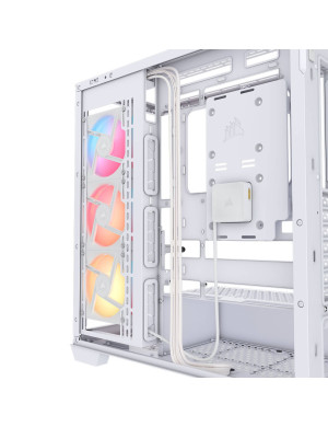Carcasă CORSAIR iCUE Link 3500X RGB, Mid-Tower, E-ATX, RGB, Tempered Glass, White