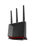 Router Gaming Wireless ASUS RT-BE86U, BE6800, Dual-Band, Quad-Core 2.6GHz CPU, 256MB/1GB Flash/RAM, 4K-QAM, MLO, 10G port, 2.5G 