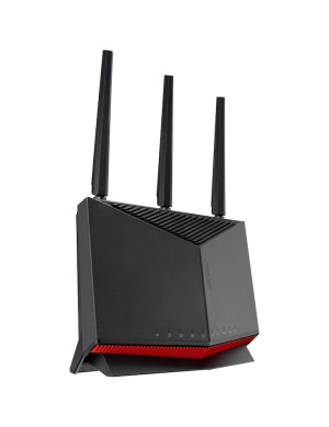 Router Gaming Wireless ASUS RT-BE86U, BE6800, Dual-Band, Quad-Core 2.6GHz CPU, 256MB/1GB Flash/RAM, 4K-QAM, MLO, 10G port, 2.5G 