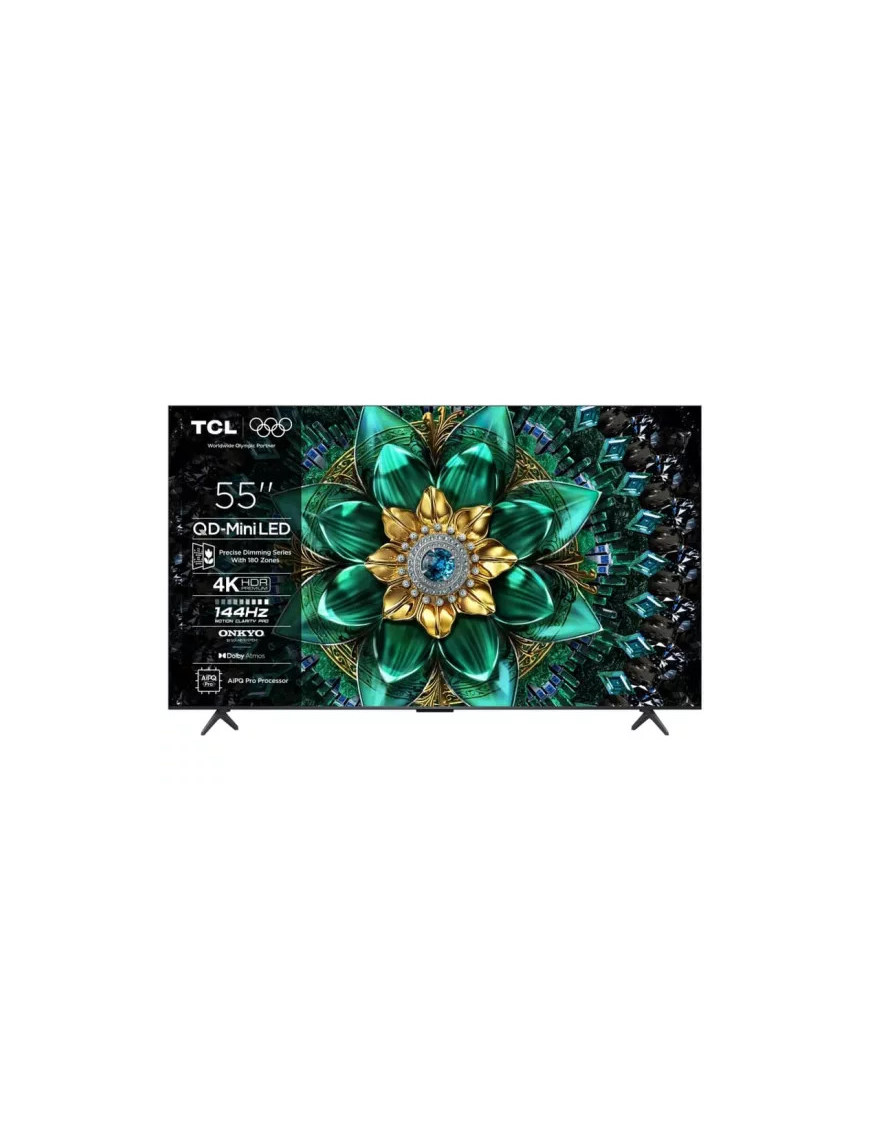 Televizor Mini LED SMART TCL 55Q6C, 4K Ultra HD, 139cm, Negru