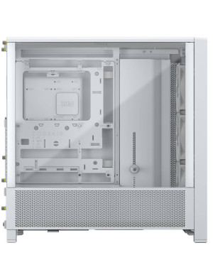 Carcasă CORSAIR 4000D RS TG, Mid Tower, E-ATX, Tempered Glass, White