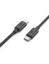Cablu de date si incarcare RAVPOWER RP-CB1021, USB-C - USB-C, 60W, 1m, Negru