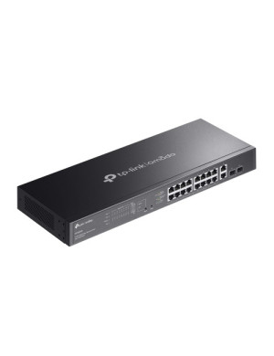 Switch TP-LINK Omada ES220GMP, 16 porturi, PoE, Black