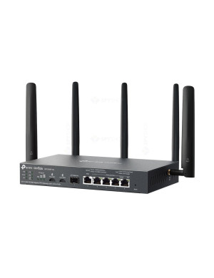 Router VPN 4G+Cat6 dual band TP-LINK ER706WP-4G, WiFi 6, 2.4/5 GHz, 2402 Mbps, Black