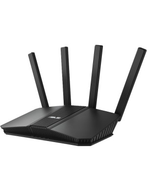 Router Gaming Wireless ASUS RT-BE82U, BE6500, Dual-Band, Quad-Core 2.0GHz CPU, 256MB/1GB Flash/RAM, 4K-QAM, MLO, 2.5G quad-port, Black