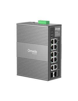 Switch TP-LINK IES210GPP, 10-Port Gigabit Industrial Managed PoE++, 6 PoE+, 2 PoE++ Ports, 2 SFP Slots, 240W, Black