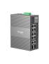 Switch TP-LINK IES210GPP, 10-Port Gigabit Industrial Managed PoE++, 6 PoE+, 2 PoE++ Ports, 2 SFP Slots, 240W, Black