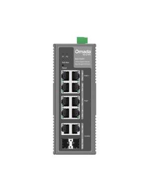 Switch TP-LINK IES210GPP, 10-Port Gigabit Industrial Managed PoE++, 6 PoE+, 2 PoE++ Ports, 2 SFP Slots, 240W, Black