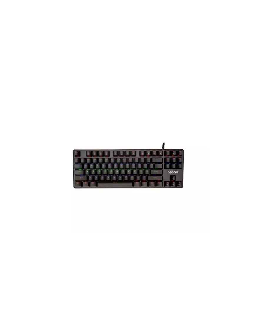 Tastatura mecanică de gaming SPACER SPKB-MK-IMMORTAL RGB USB Black