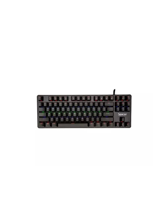 Tastatura mecanică de gaming SPACER SPKB-MK-IMMORTAL RGB USB Black