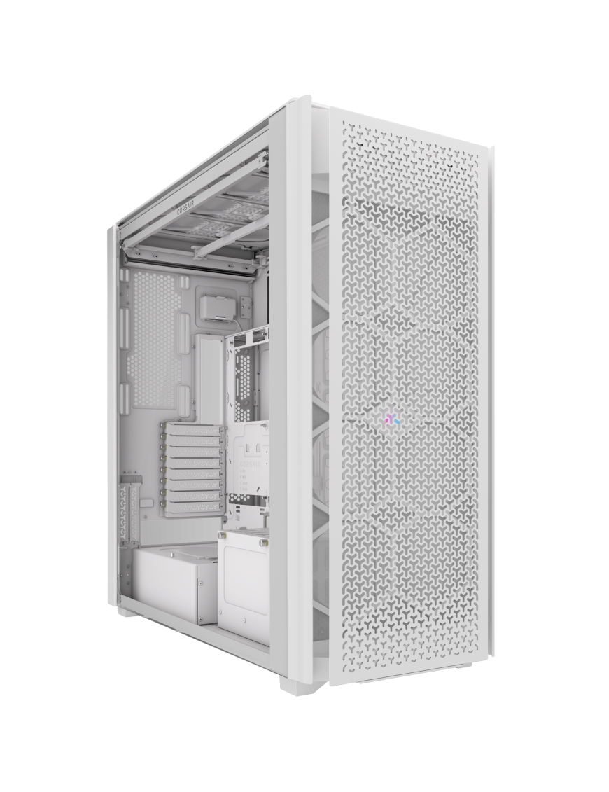 Carcasa CORSAIR iCUE LINK 9000D RGB Airflow, Full Tower, White