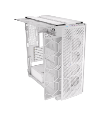 Carcasa CORSAIR iCUE LINK 9000D RGB Airflow, Full Tower, White