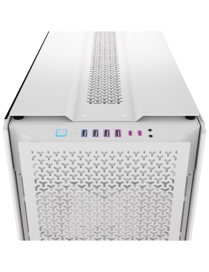 Carcasa CORSAIR iCUE LINK 9000D RGB Airflow, Full Tower, White