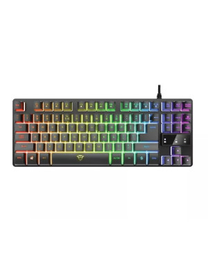Tastatura gaming cu fir TRUST GXT 833 Thado TKL RGB LED USB Black