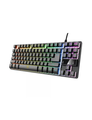 Tastatura gaming cu fir TRUST GXT 833 Thado TKL RGB LED USB Black