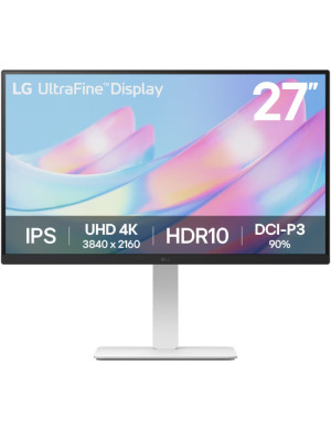 Monitor LED LG UltraFine 27US550-W, 27" UHD IPS, 60 Hz, 5 ms, Silver
