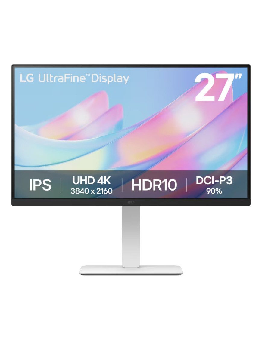 Monitor LED LG UltraFine 27US550-W, 27" UHD IPS, 60 Hz, 5 ms, Silver