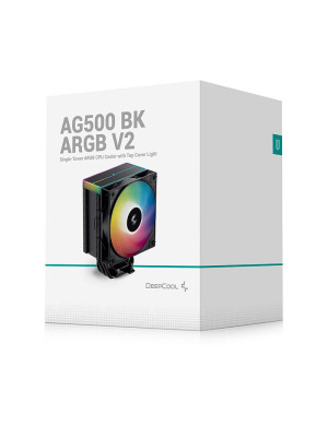 Cooler procesor aer DEEPCOOL AG500 V2 R-AG500-BKAMMN-GJD, 1 x 160 mm, ARGB, Black