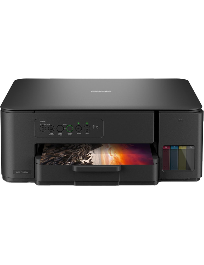 Multifunctionala Inkjet Color BROTHER DCPT430WYJ1, A4, Wi-Fi/USB, Negru