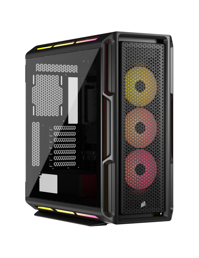 Carcasă CORSAIR iCUE Link 5000T LX RGB, Mid Tower, E-ATX, RGB, Tempered Glass, Black