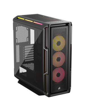 Carcasă CORSAIR iCUE Link 5000T LX RGB, Mid Tower, E-ATX, RGB, Tempered Glass, Black