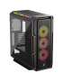 Carcasă CORSAIR iCUE Link 5000T LX RGB, Mid Tower, E-ATX, RGB, Tempered Glass, Black
