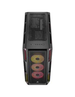 Carcasă CORSAIR iCUE Link 5000T LX RGB, Mid Tower, E-ATX, RGB, Tempered Glass, Black