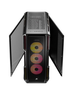 Carcasă CORSAIR iCUE Link 5000T LX RGB, Mid Tower, E-ATX, RGB, Tempered Glass, Black