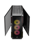 Carcasă CORSAIR iCUE Link 5000T LX RGB, Mid Tower, E-ATX, RGB, Tempered Glass, Black