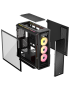 Carcasă CORSAIR iCUE Link 5000T LX RGB, Mid Tower, E-ATX, RGB, Tempered Glass, Black