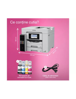 Multifuncțional Inkjet EPSON EcoTank L6580 C11CJ28402 – performanță profesională și cost redus de imprimare
