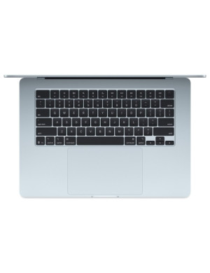 Laptop Apple MacBook Air 15 with Liquid Retina (2025) MC7D4RO/A, Apple M4 Deca Core, 15.3 inch, RAM 24GB, SSD 512GB, Apple M4 10-core Graphics, INT KB, macOS Sequoia, Sky Blue