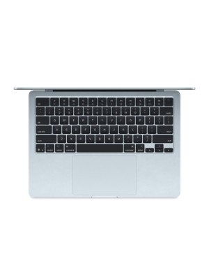 Laptop Apple MacBook Air 13 with Liquid Retina (2025) MC6U4RO/A, Apple M4 Deca Core, 13.6 inch, RAM 16GB, SSD 512GB, Apple M4 10-core Graphics, RO KB, macOS Sequoia, Sky Blue