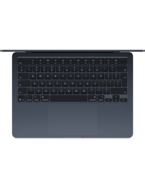 Laptop Apple MacBook Air 13 with Liquid Retina (2025) MC6C4RO/A, Apple M4 Deca Core, 13.6 inch, RAM 24GB, SSD 512GB, Apple M4 10-core Graphics, INT KB, macOS Sequoia, Midnight