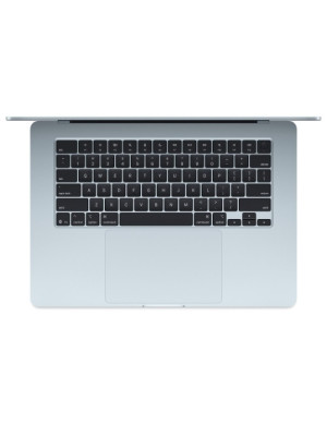 Laptop Apple MacBook Air 15 with Liquid Retina (2025) Z1HF000EH, Apple M4 Deca Core, 15.3 inch, RAM 24GB, SSD 1TB, Apple M4 10-core Graphics, INT KB, macOS Sequoia, Sky Blue