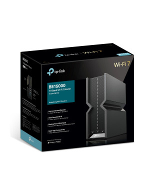 TP-Link Archer BE700 router wireless Multi-Gigabit Ethernet Tri-band (2.4 GHz / 5 GHz / 6 GHz) Negru